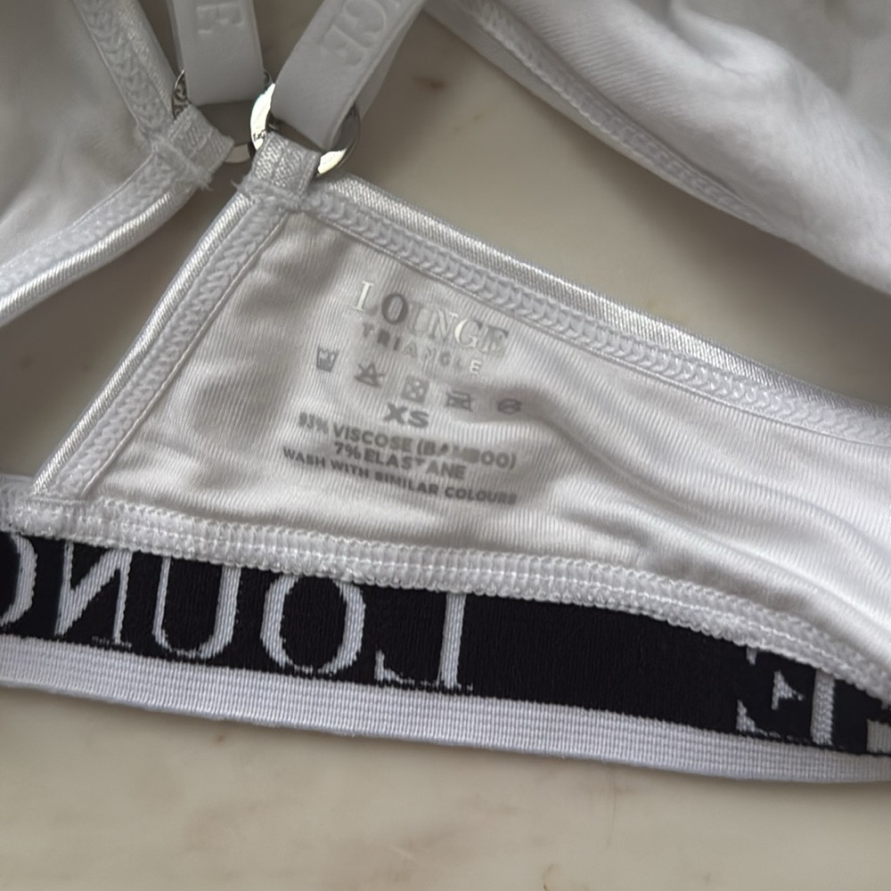 NWT Lounge Triangle Bralette - Picture 3 of 3